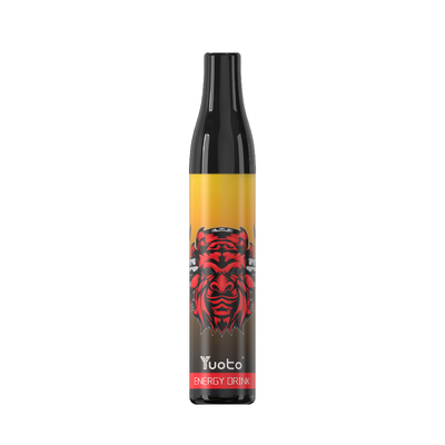 Mesh Coil Yuoto Vape Energy Drink Butelka 600 zaciągnięć 2ml Jednorazowe E Cig Bulk 20mg 400mAh