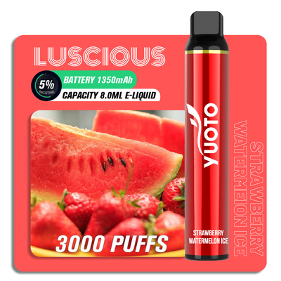 OEM ODM Fruit Flavour Puff Bar Vape Pen, 8 ml 3000 Puff Yuoto Luscious Jednorazowy Vape