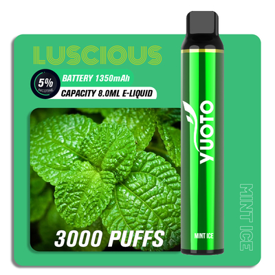 OEM ODM Fruit Flavour Puff Bar Vape Pen, 8 ml 3000 Puff Yuoto Luscious Jednorazowy Vape