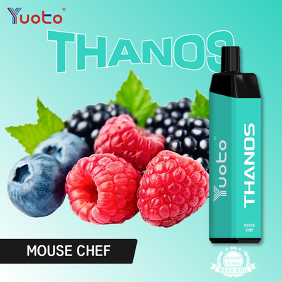 Yuoto Thanos 14ml 5000 Puff Vapes, 2% 20mg Nicotine Mesh Coil Vaporizer Pen