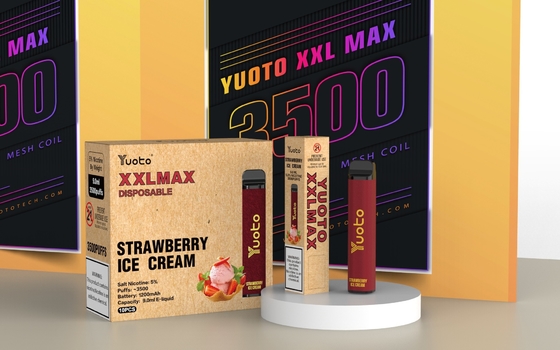 Jednorazowe E-CIGS 3500 zaciągnięć Jednorazowy waporyzator USA 5% Nic Bez możliwości ładowania z 19 niesamowitymi smakami
