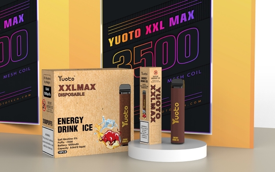 Jednorazowe E-CIGS 3500 zaciągnięć Jednorazowy waporyzator USA 5% Nic Bez możliwości ładowania z 19 niesamowitymi smakami