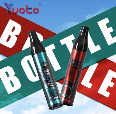2 ml wstępnie napełniona butelka E Liquid Yuoto 600 zaciągnięć 400 mAh Cewka z siatki RoHS FCC Jednorazowa