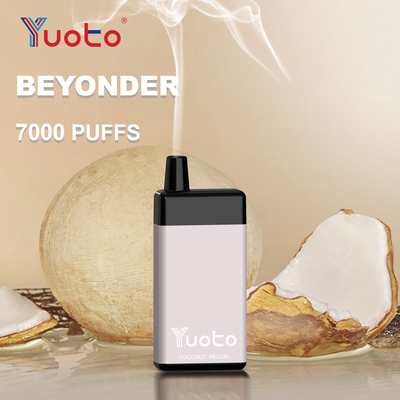 Oryginalny Yuoto jednorazowy vaping Beyonder 7000 puffs Wlewek sieciowy 15 smaków oryginalny