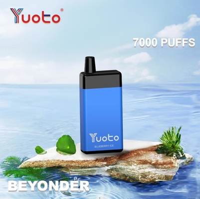 Oryginalny Yuoto jednorazowy vaping Beyonder 7000 puffs Wlewek sieciowy 15 smaków oryginalny
