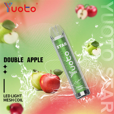 Jednorazowe 1,2 oma 3000 zaciągnięć Yuoto Vape Star z 16 kolorami
