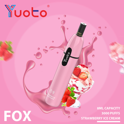7,5 ml wstępnie napełnionego płynu E Jednorazowe Yuoto Star Vape 3000 puffów 1000 mAh RoHS FCC