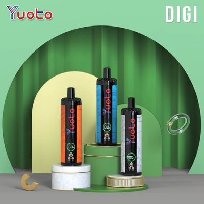 YUOTO Jednorazowy Wape Plastic AL DualMesh Coil 15000 puffs 850mAh Regulowany przepływ powietrza 23 smaki