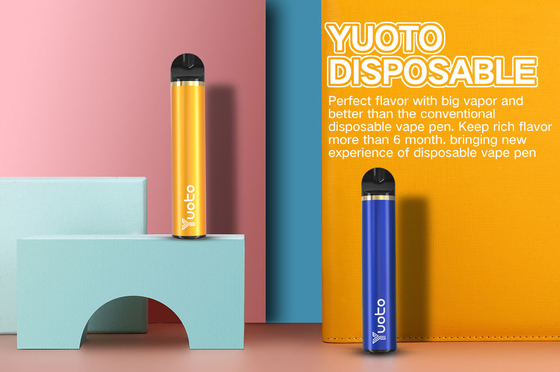 Popularny waporyzator Yuoto z wysokiej jakości 5% solą nikotynową jednorazowy Vape Oryginalny Yuoto 1500 Puffs Vape Ecigs