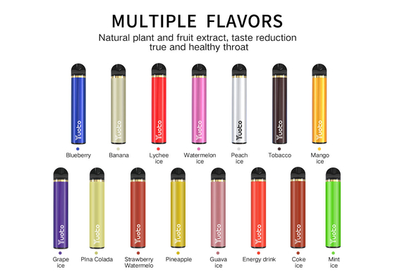 23 Smaki 1500 Puffs Jednorazowy Vape 5ml E Juice Pojemność Certyfikat CE CF