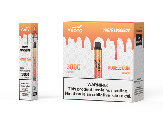 Yuoto soczysty 22 smakowy przycisk E Cigs za darmo, łatwy w użyciu z baterią 1350 mAh