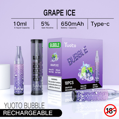 Chargeble Yuoto Bubble Type C Interface CE EMC Certyfikat ROHS