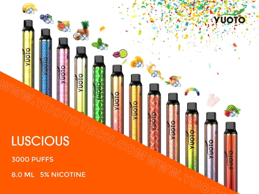 Jednorazowy vape Yuoto soczysty e papieros vape 3000 zaciągnięć szisza długopis vapes 8 ml pod 1350 mAh zaciąganie się cygarem