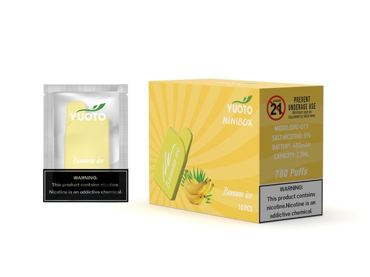 15 Smaków 700 Puffs Vape 2,3 ml E Pojemność soku Certyfikat EMC ROHS