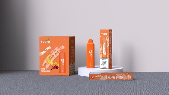YUOTO SMART PRO 1500puff 2-5% Mg Jednorazowa linia kwadratowa E cig z baterią 800 mAh;