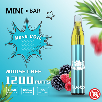 11 Mieszanych Owoców Smakowych Mini Bar Yuoto Jednorazowy Vape 1200puff