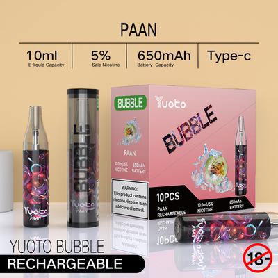 Cena hurtowa Yuoto Bubble 4500 Puffs lśniące światłem LED Arbuz Ice Dobra jakość dla FOB