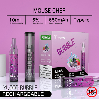 Cena hurtowa Yuoto Bubble 4500 Puffs lśniące światłem LED Arbuz Ice Dobra jakość dla FOB