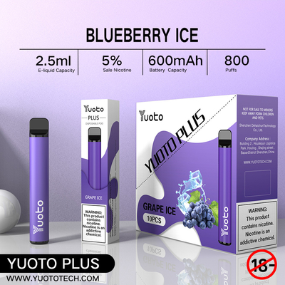 Yuoto Plus 800 Puffs E Papieros 32g 11 Mieszany Smak Jagoda Malina Truskawka