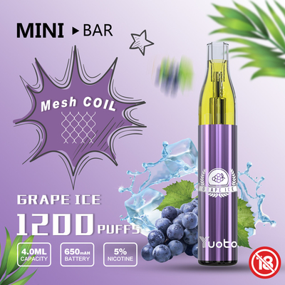4 ml E Liquid 1200 Puffs Cewka z siatki Vape 16 Smaków z 5% nikotyny