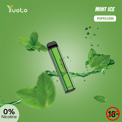 SS304 Yuoto XXL 2500 Puffs Jednorazowy Vape 1650 mAh Bateria do Relax Puff Bar