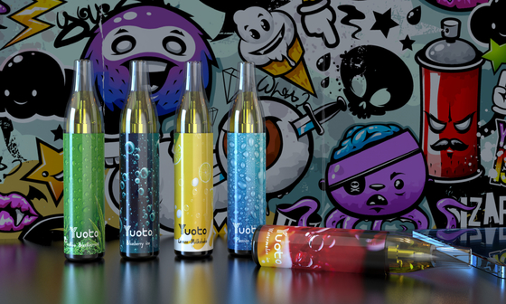 Yuoto bubble 4000puffs 650 mah 10ml cewka z siatki jednorazowy akumulator vape bez rozłączenia pina colada ecig pary