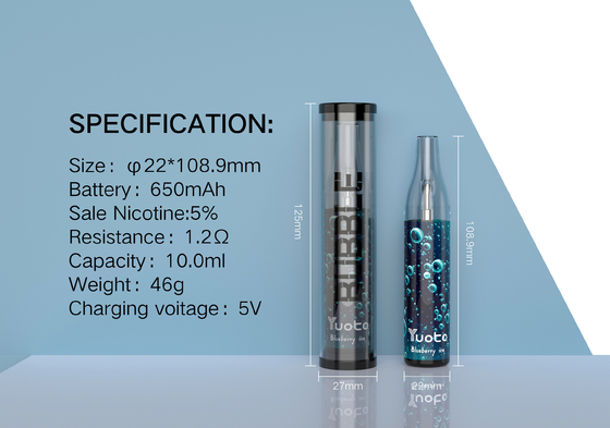 Yuoto bubble 4000puffs 650 mah 10ml cewka z siatki jednorazowy akumulator vape bez rozłączenia pina colada ecig pary