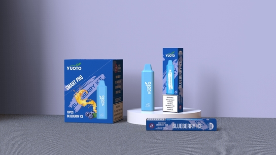 EMC ROHS MSDS Yuoto 1500 Puffs Jednorazowy Vape 2-5%Mg 800mAh Bateria 48g