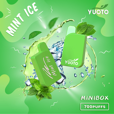 Yuoto Mini Box 700 Puffs 15 Smaków 2.3 ML Pojemność Soku Na To Zasługujesz Mint Ice Maskking Marka Mongo Ice