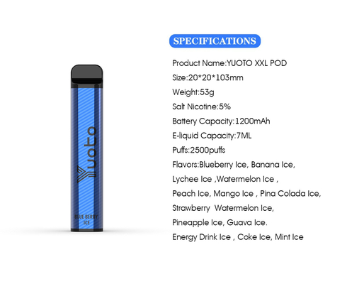 23 Flavors Vaporizer Pen Kit, SS304 PCTG PC Vape Pen Pod System