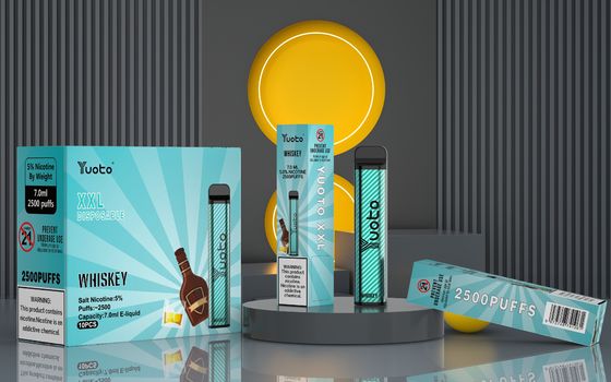 Bateria 1200mah XXL 2500 zaciągnięć Vape Pojemność urządzenia 7ml E Płyn