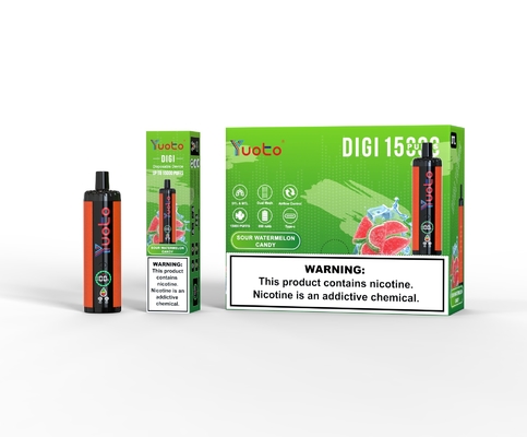 Yuoto DIGI 15000 Puffs Double Mesh Coil Trwały jednorazowy vaping