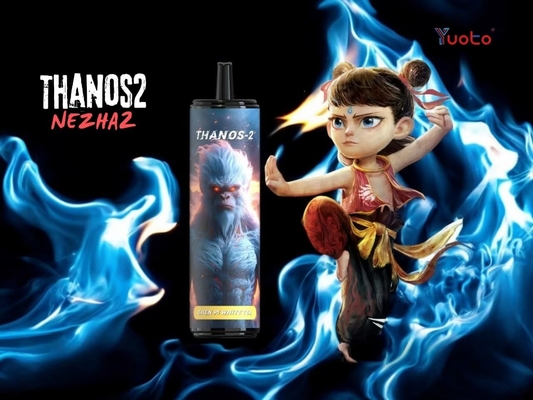 Yuoto Thanos2 10000 puffs jednorazowy wape mesh coil wyświetlacz poziomu baterii