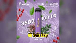 Yuoto XXL MAX 00 Puffs Łatwe wapowanie