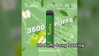 Yuoto XXL MAX 00 Puffs Urządzenie smakowe